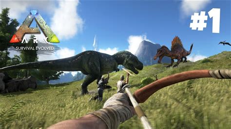 J Ai Atterri Cher Les Dinosaures Ark Survival Evoled YouTube