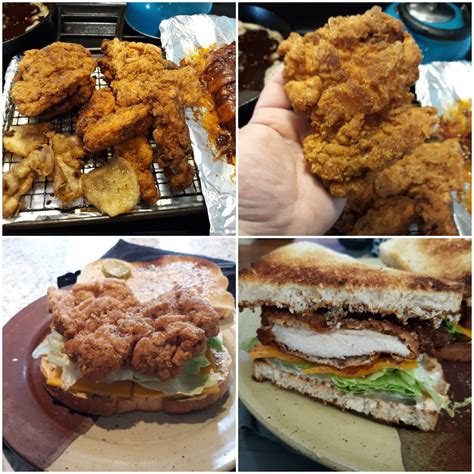 Simple delicious homemade fried chicken sandwich - Dining and Cooking