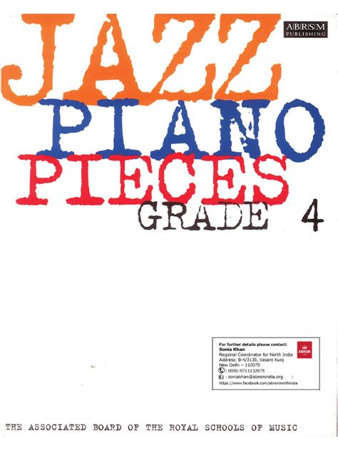 Jazz Piano Pieces Grade 4 Pdf