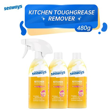 Seaways Anti Grease Kitchen Cleaner 480g Shopee Malaysia