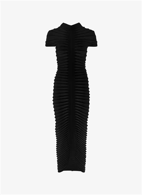 Women s Black Tube Sheer Dress ALAÏA TH