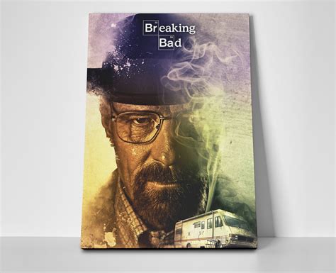 Walter White Heisenberg Poster Or Wrapped Canvas