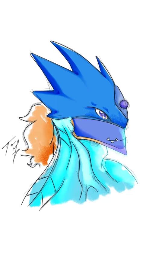 Beelzemon Digimon Beelzemon Sketch Procreate