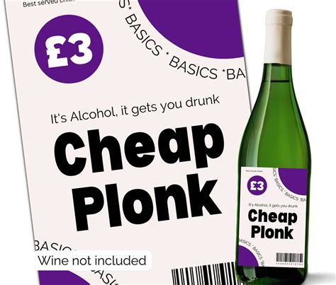 Funny Wine Bottle Label Printable Fun Novelty Gift Idea Great Last ...