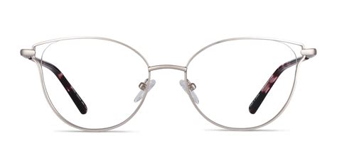 Trance Cat Eye Silver Glasses For Women Eyebuydirect