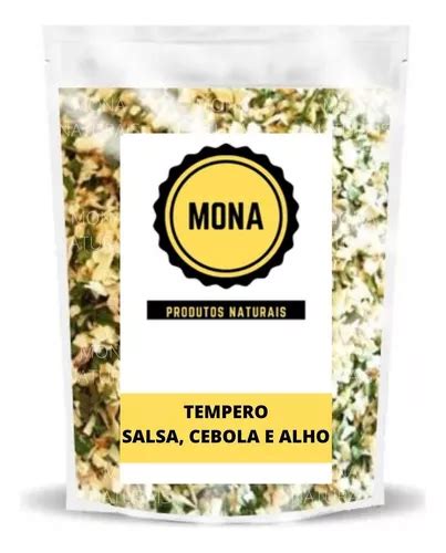 Tempero Salsa Cebola E Alho 500g Naturais Mona MercadoLivre