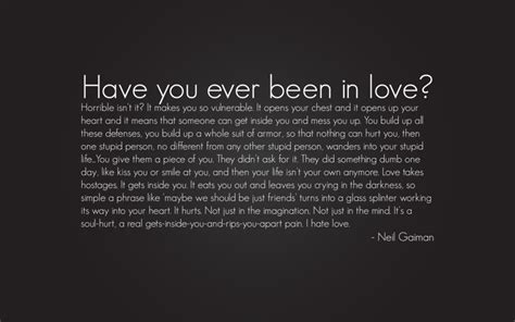 Neil Gaiman Love Quotes Quotesgram