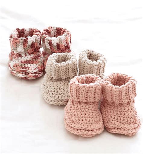 10 Classic Crochet Patterns For Baby Booties Easy And Free Easy