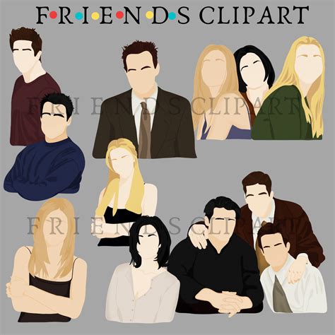 Friends Clipart. Friends the Series Clipart | Etsy | Friends clipart ...