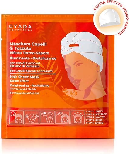 GYADA COSMETICS Maschera Capelli In Tessuto Illuminante E