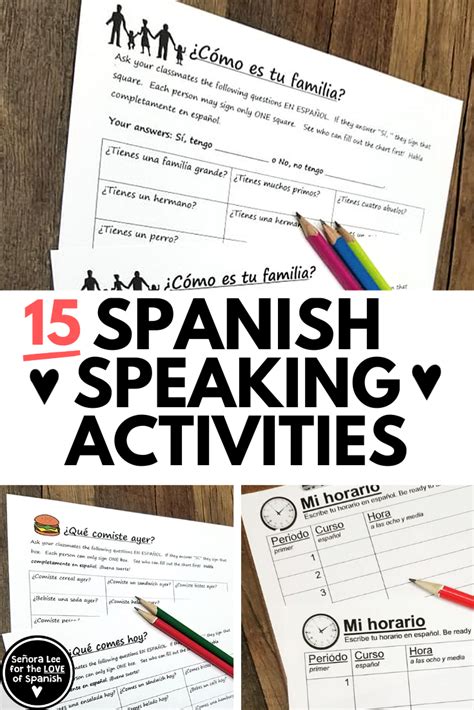 Spanish Speaking Practice Activities Find Someone Who Games For Spanish 1 2 How To Speak