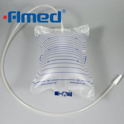 China 2000ml Economic Luxury Urinary Drainage Bag Urine Collector Bag