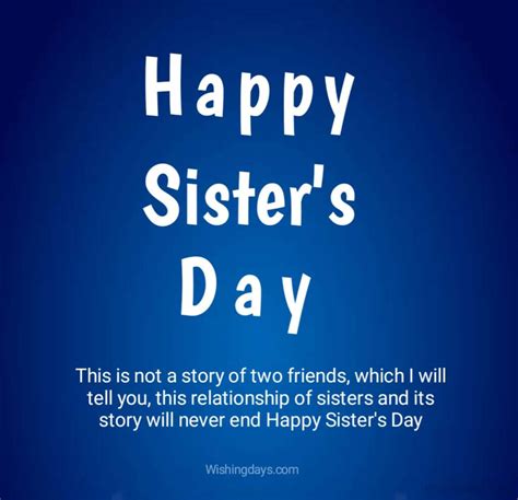 National Sisters Day 2024 Wishes Quotes Images And Messages Wishing Days