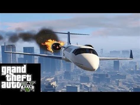 GTA 5 PLANE CRASH COMPILATION PART 4 YouTube