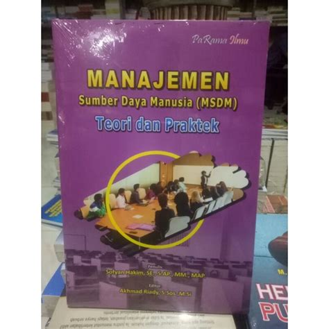 Jual Manajemen Sumber Daya Manusia Msdm Teori Dan Praktek Shopee