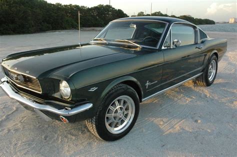 Ivy Green 1966 Ford Mustang Fastback Photo Detail