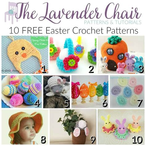 Easter Crochet Patterns Ii The Lavender Chair