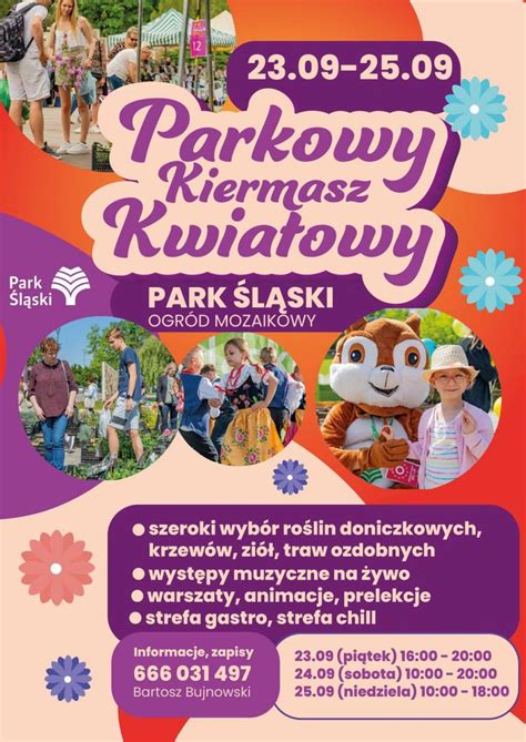 Parkowy Kiermasz Kwiatów już za kilka dni Park Śląski