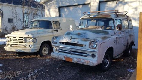 Is The Price Right 1957 Dodge Town Wagon And 1958 Town Panel