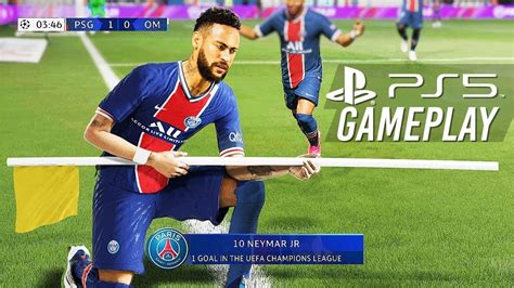 تجربة لعبة فيفا 21 على منصة الألعاب بلاي ستيشن 5 Fifa 21 Ps5 Youtube