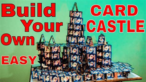 How To Build A Card Castle Youtube