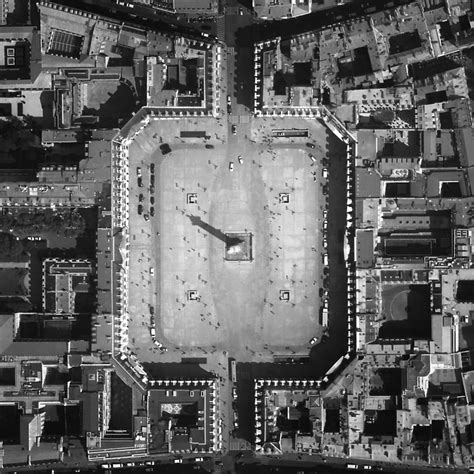 Aerial view of Place Vendome