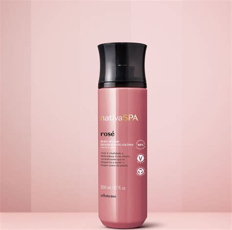 Desodorante Colônia Body Splash Nativa Spa Rosé 200 Ml O Boticário