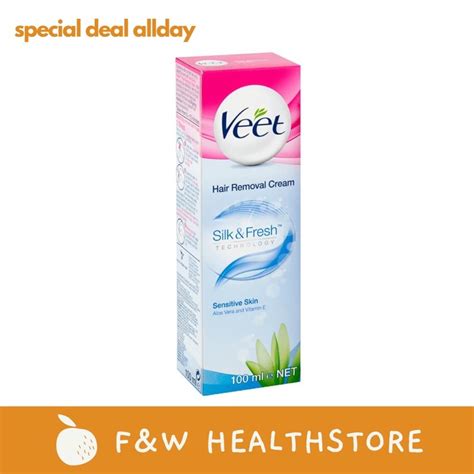 Veet Hair Removal Cream 100ml Sensitive Skin Shopee Malaysia