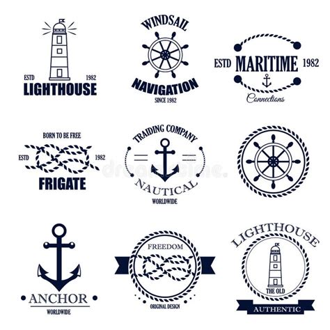 Vintage Nautical Badges Stock Illustrations 647 Vintage Nautical Badges Stock Illustrations