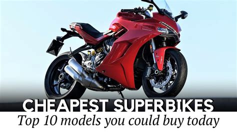 10 Cheapest Superbikes On Sale Today Comparative Guide For Motorcycle