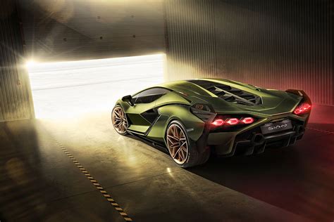 lamborghini sian limited edition hybrid super sports car