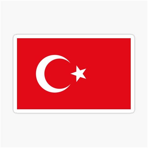 "Turkish Flag" Sticker by Feelklin | Redbubble