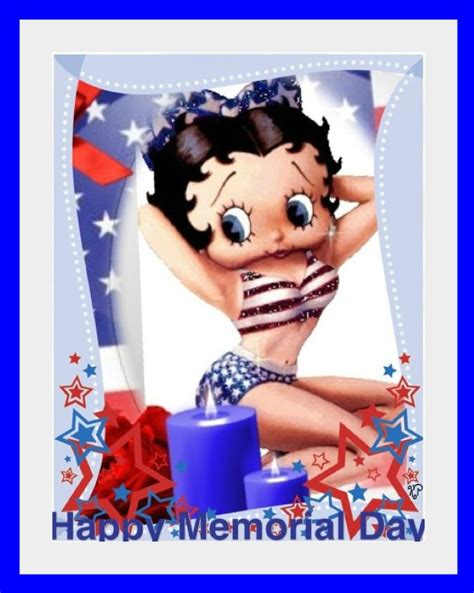 Betty Boop Memorial Day Betty Boop Happy Memorial Day Memorial Day