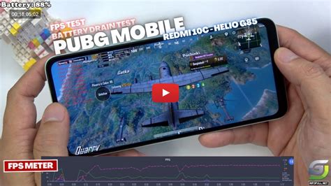 Redmi 12C Test Game PUBG Mobile Helio G85 GSM FULL INFO