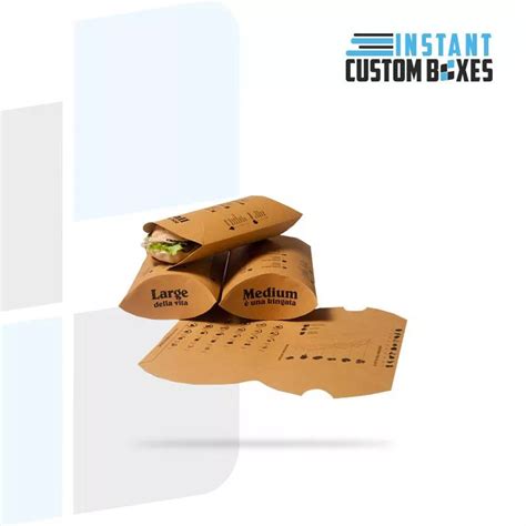 Custom Kraft Sandwich Boxes Instant Custom Boxes