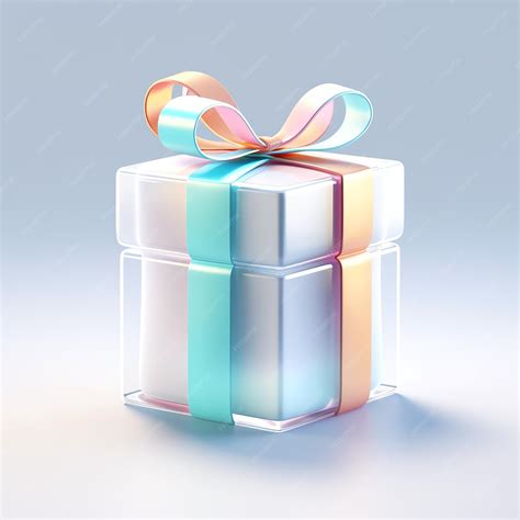 premium photo  glass box   bow