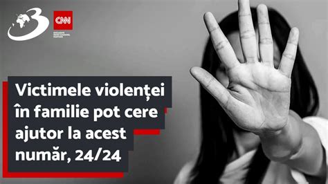 Victimele violenței în familie pot cere ajutor la acest număr 24 24