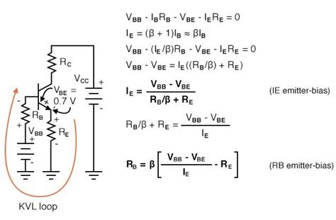 Transistor Biasing Calculations Bipolar Junction Transistors Electronics Textbook Bipolar