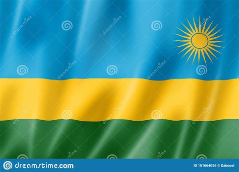 Rwanda flag stock illustration. Illustration of nation - 151664056