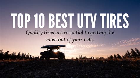 Top 10 Best UTV Tires - BadgersOffRoad