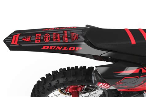 Honda Graphics Kit RAGE OMXGraphics Over 60 Mx Designs Honda Dirt