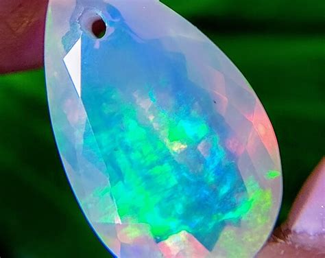 Large Beautiful Genuine AAA Ethiopian Opal Fancy Shape Drilled Cabochon