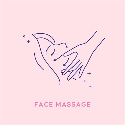 Premium Vector Facial Massage Icon Cosmetology Concept Cosmetology