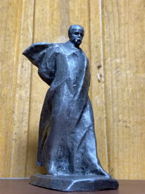 Original Soviet Ukraine Taras Shevchenko Figurine Statue Bust Sculpture