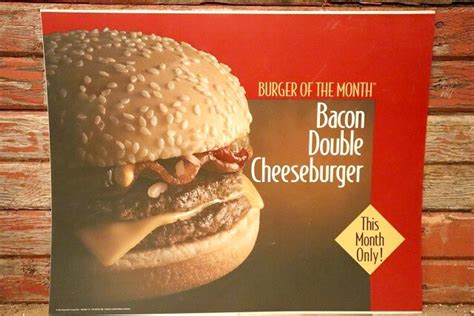 Dp Mcdonald S Translite Bacon Double Cheeseburger