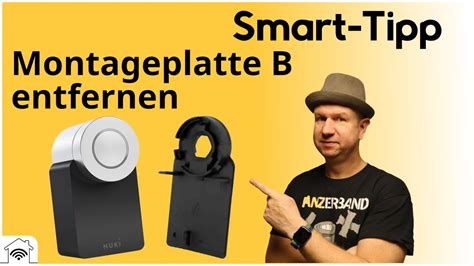 Nuki Smart Lock Demontieren Und Montageplatte B Klebepad Entfernen