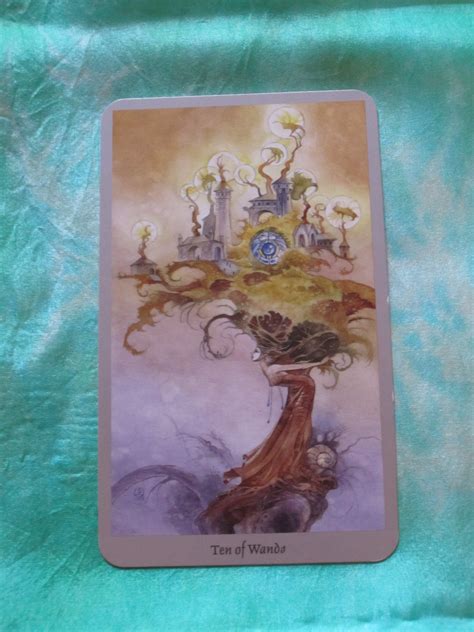 Daily Tarot Reading for Monday ~ Ten of Wands - Daily Tarot Girl