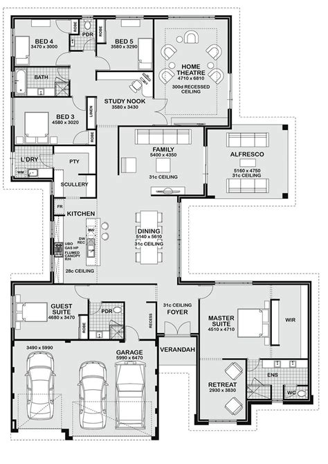 5 bedroom house designs – Artofit