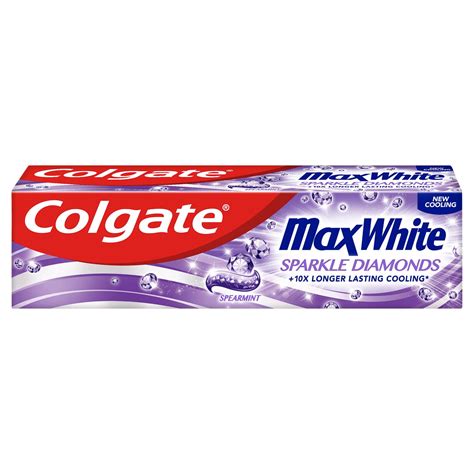 Colgate Max White Sparkle Diamonds Toothpaste 75ml Dental B M