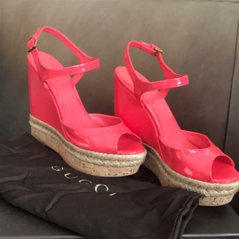 Gucci Shoes Gucci Wedge Sandal Poshmark